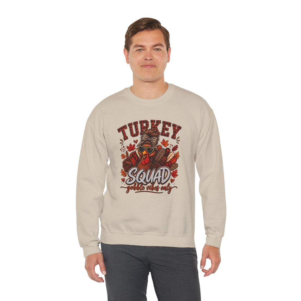 Turkey Squad Sweatshirt, Funny Thanksgiving Shirt, Gobble Squad Only, Turkey  Sunglasses Sweatshirt, Fall Autumn Crewneck, Thanksgiving Gift