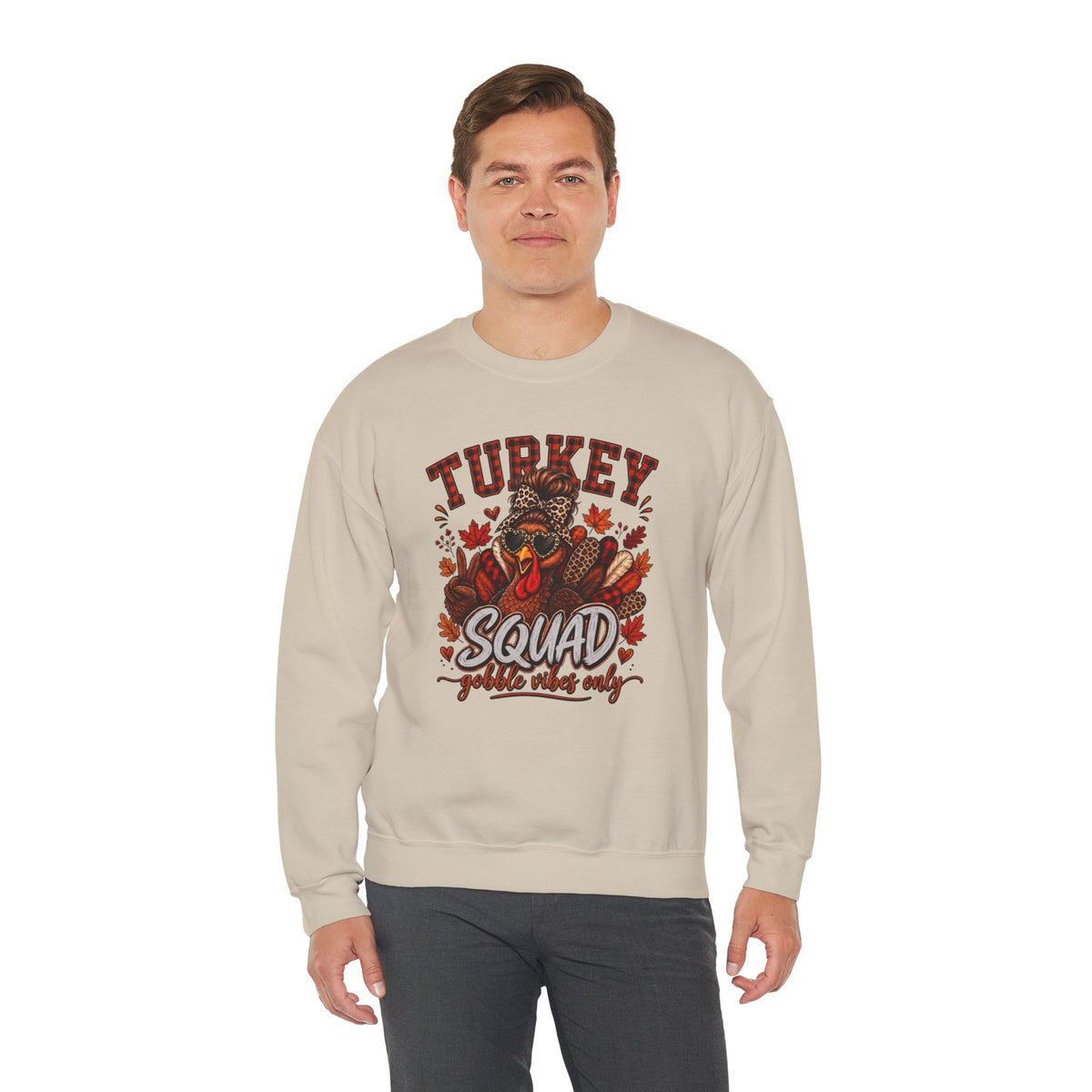 Turkey Squad Sweatshirt, Funny Thanksgiving Shirt, Gobble Squad Only, Turkey  Sunglasses Sweatshirt, Fall Autumn Crewneck, Thanksgiving Gift