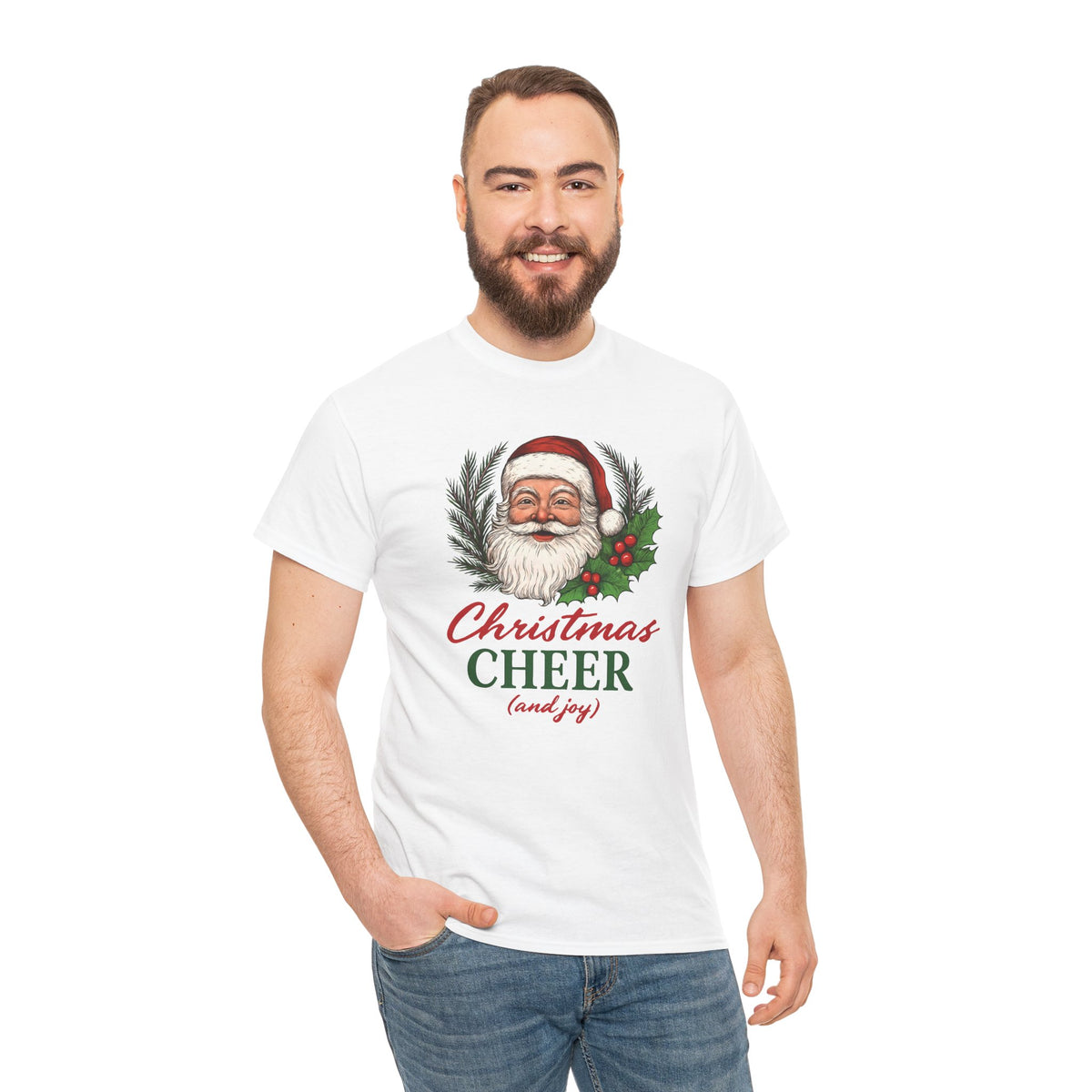 Santa Claus Family Tee - Unisex Holiday T-Shirt, Christmas Party Shirt, Casual Workwear, Trendy Everyday Top