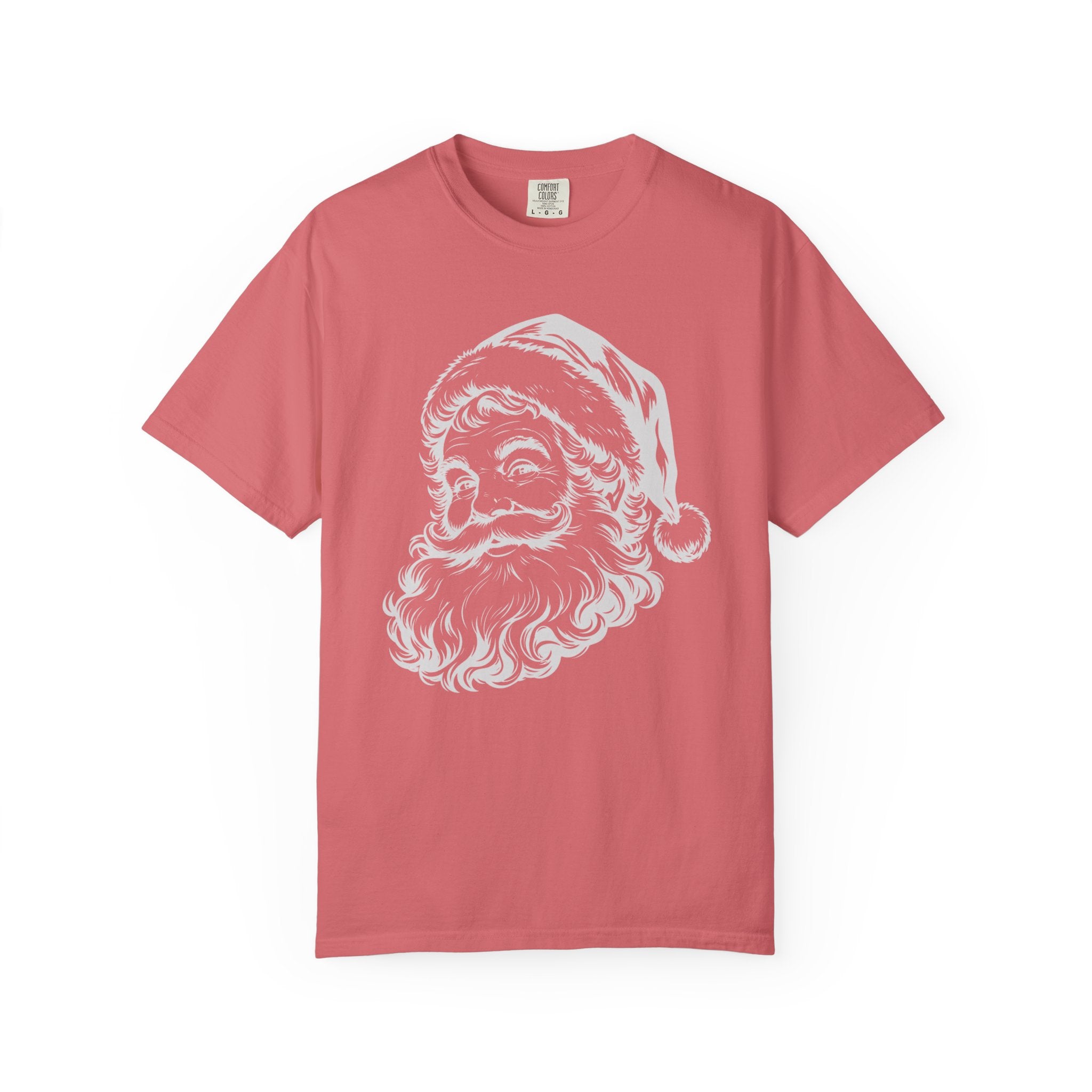 Vintage Santa Claus T-Shirt, Retro Santa Face Tee, Classic Christmas Shirt Women, Holiday Graphic Tee, Santa Head Shirt, Xmas Gift for Her