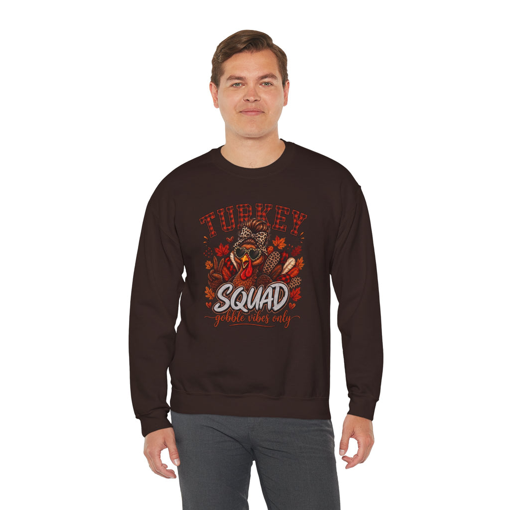 Turkey Squad Sweatshirt, Funny Thanksgiving Shirt, Gobble Squad Only, Turkey  Sunglasses Sweatshirt, Fall Autumn Crewneck, Thanksgiving Gift