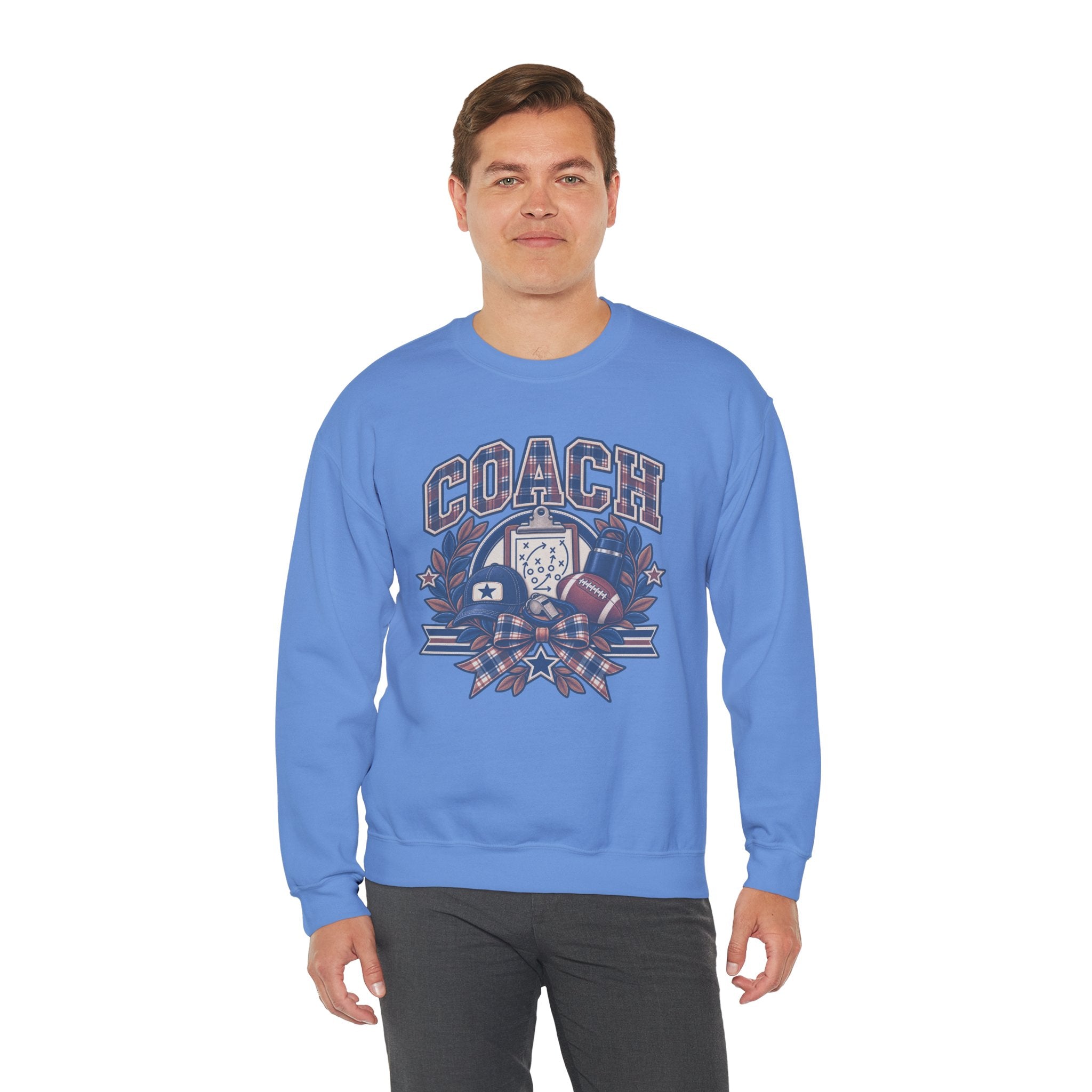 Coach Football Sweatshirt, Vintage Coach Sweatshirt, Football Season Shirt, Coach Life Crewneck, Team Mom Gift, Retro Coach Apparel