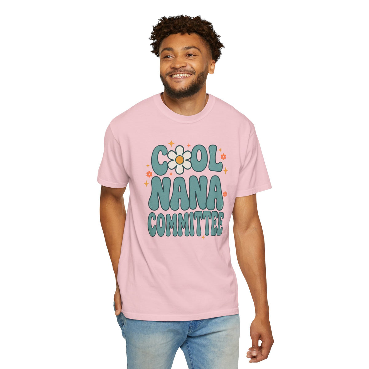 Cool Nana Committee Shirt, Retro Grandma Tee, Daisy Flower Nana Gift, Mothers Day Gift for Grandma, Pregnancy Announcement Tee