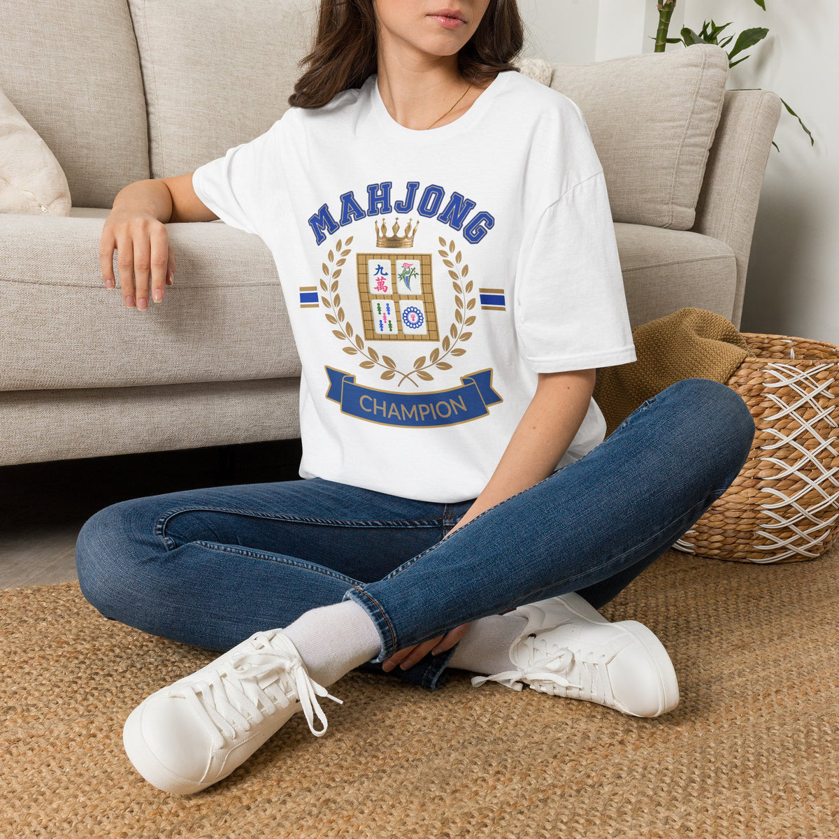 Mahjong Champion TShirt, Funny Mahjong Shirt, Mahjong Gift for Her, Mahjong Club Shirt, Game Night Tee, Mahjong Lover Gift, Mahjong Trend