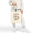 A Good Day Starts With Coffee and Jesus Tote Bag | Faith Coffee Tote