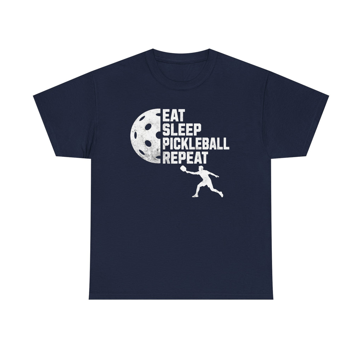 Eat Sleep Pickleball Repeat Tee | Pickleball Player Graphic Shirt, Sports Lover, Trendy Pickleball Tee Unisex, Team T-Shirt, Silhouette Tee