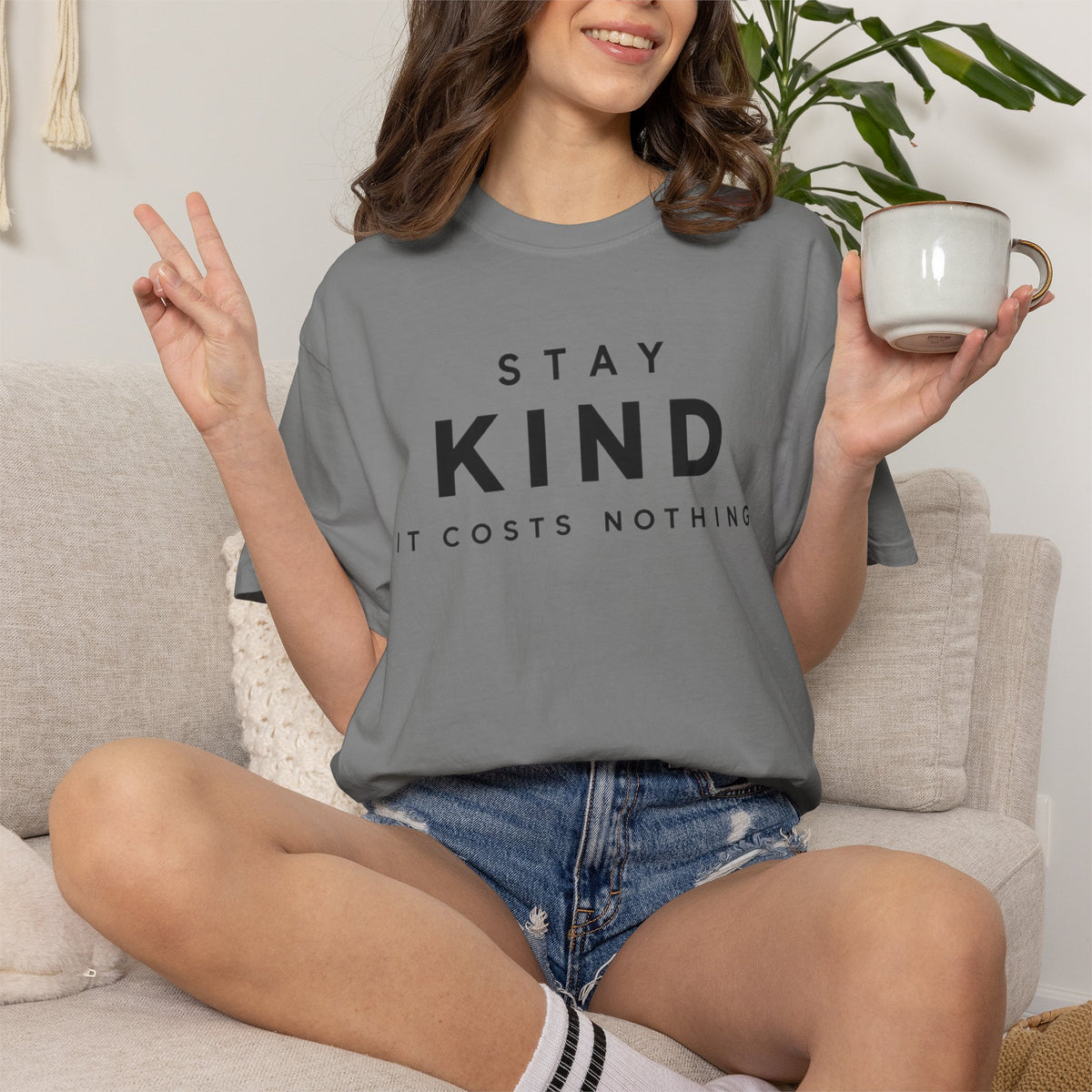 Comfort Color Be Kind T-shirt, Stay Kind Crewneck, Kindness Matters, Cozy Positive Vibes Tee, Teacher Gift, Cute Aesthetic T-shirt