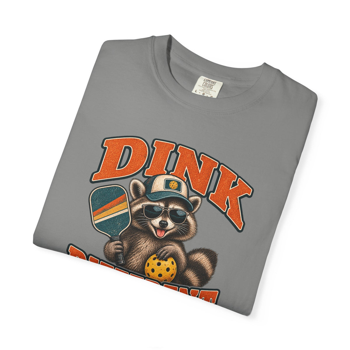 Comfort Color Dink Different Pickleball Tee, Funny Raccoon Pickleball Tee, Pickleball Social Club, Retro Tee Shirt, Gift Pickleball Lover