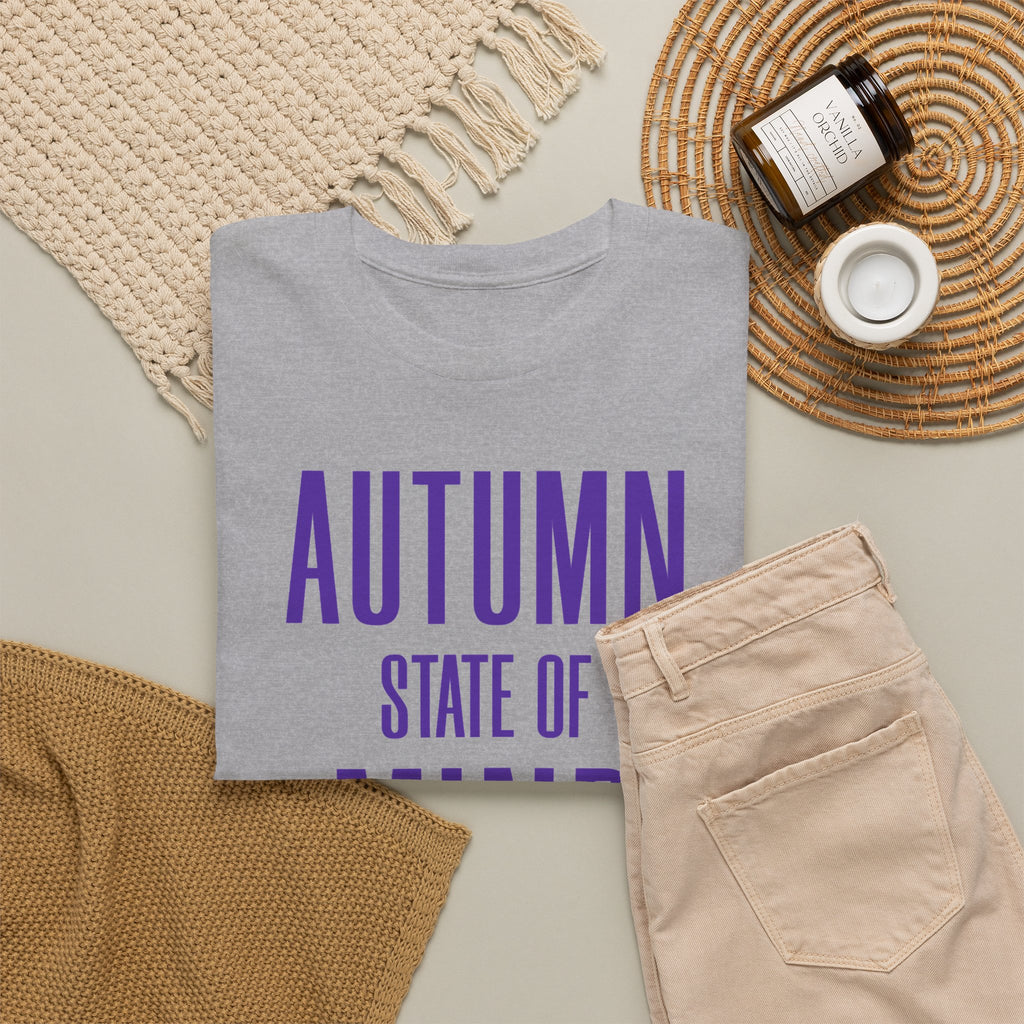 Autumn State Of Mind Shirt, Fall Season Shirt, Autumn Graphic Tee, Fall Vibes TShirt, Cozy Autumn Shirt, Fall Season Gift, Pumpkin Spice Tee