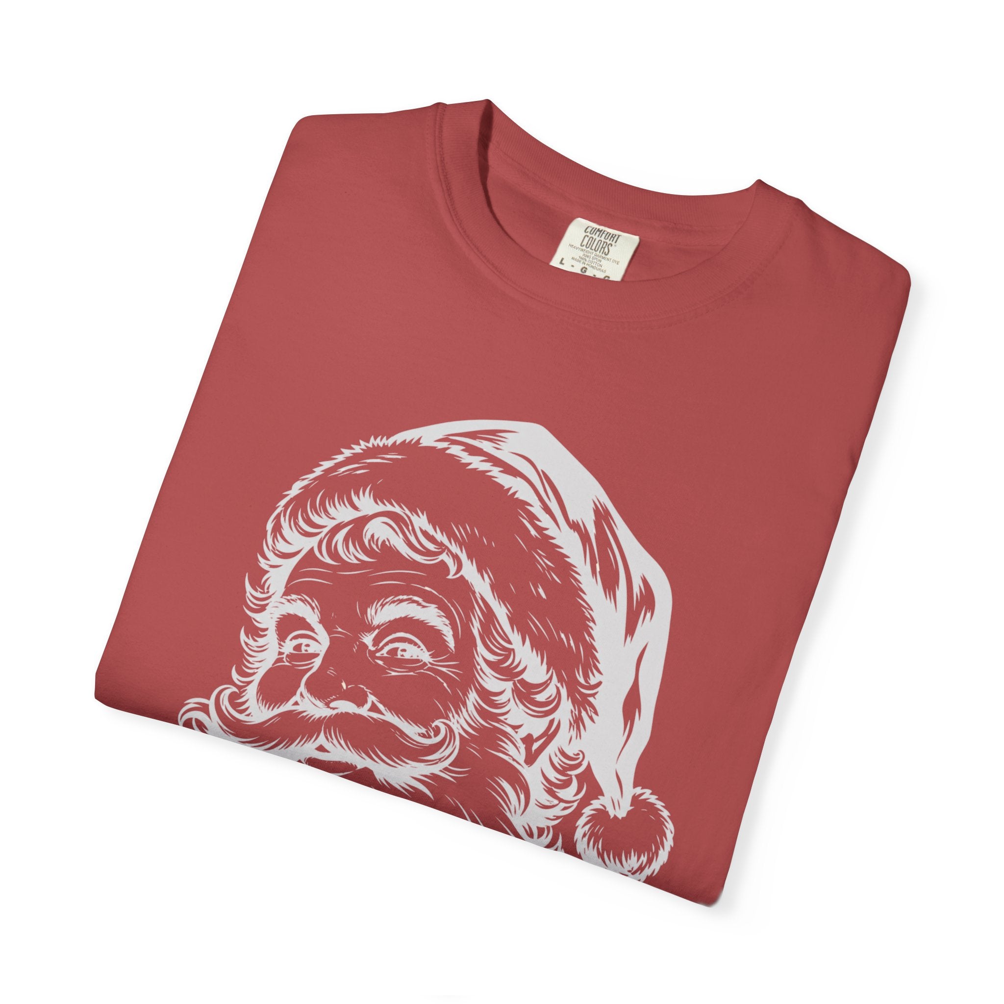 Vintage Santa Claus T-Shirt, Retro Santa Face Tee, Classic Christmas Shirt Women, Holiday Graphic Tee, Santa Head Shirt, Xmas Gift for Her