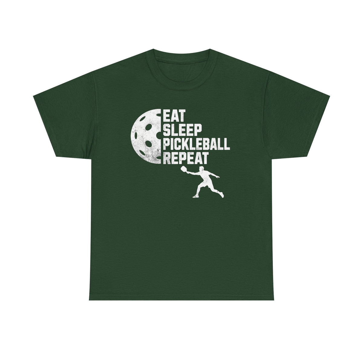 Eat Sleep Pickleball Repeat Tee | Pickleball Player Graphic Shirt, Sports Lover, Trendy Pickleball Tee Unisex, Team T-Shirt, Silhouette Tee