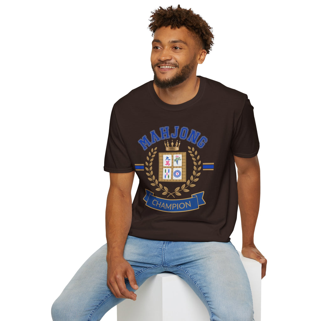 Mahjong Champion TShirt, Funny Mahjong Shirt, Mahjong Gift for Her, Mahjong Club Shirt, Game Night Tee, Mahjong Lover Gift, Mahjong Trend