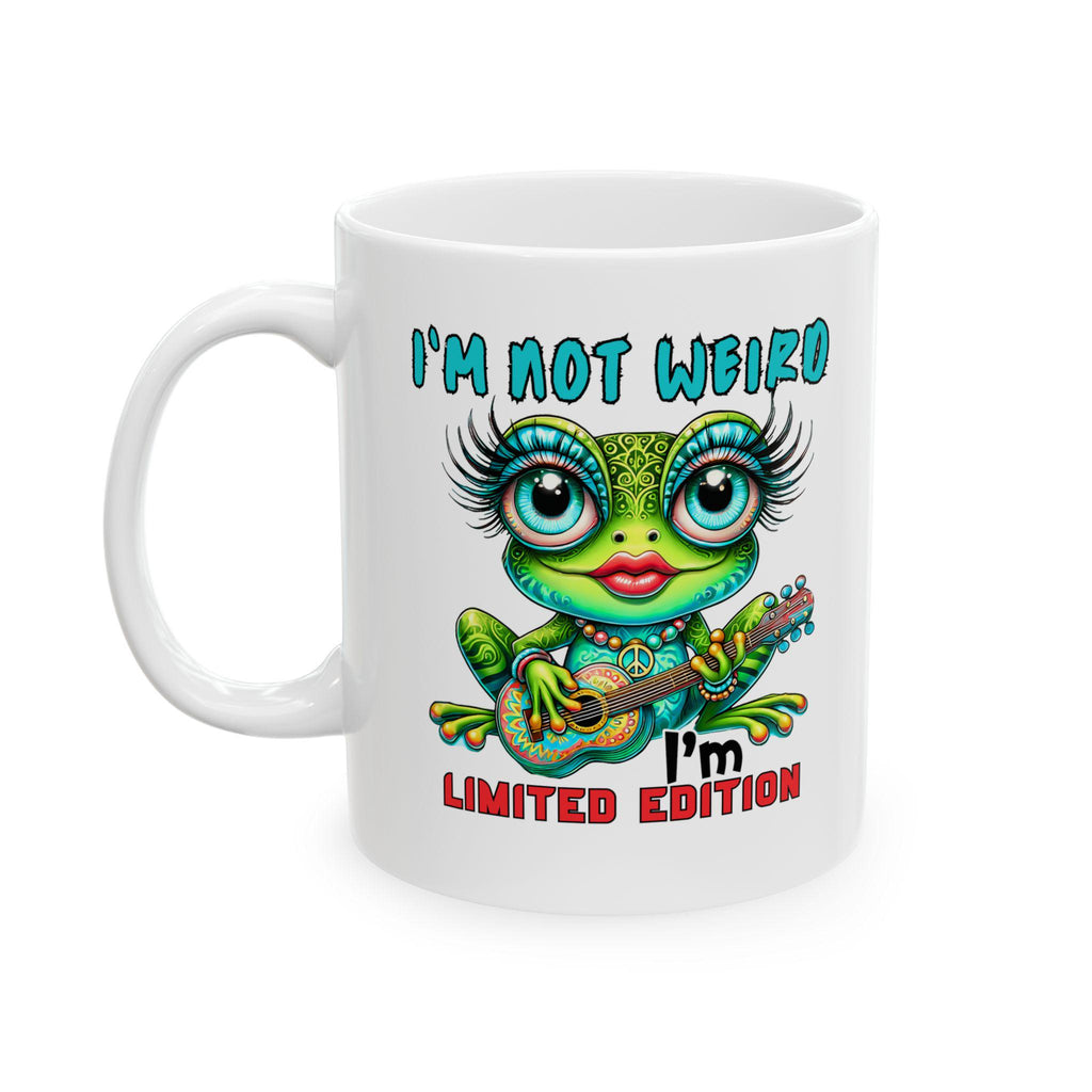 Quirky Frog Ceramic Mug: Fun Kitchen Decor, Coffee Lover Gift
