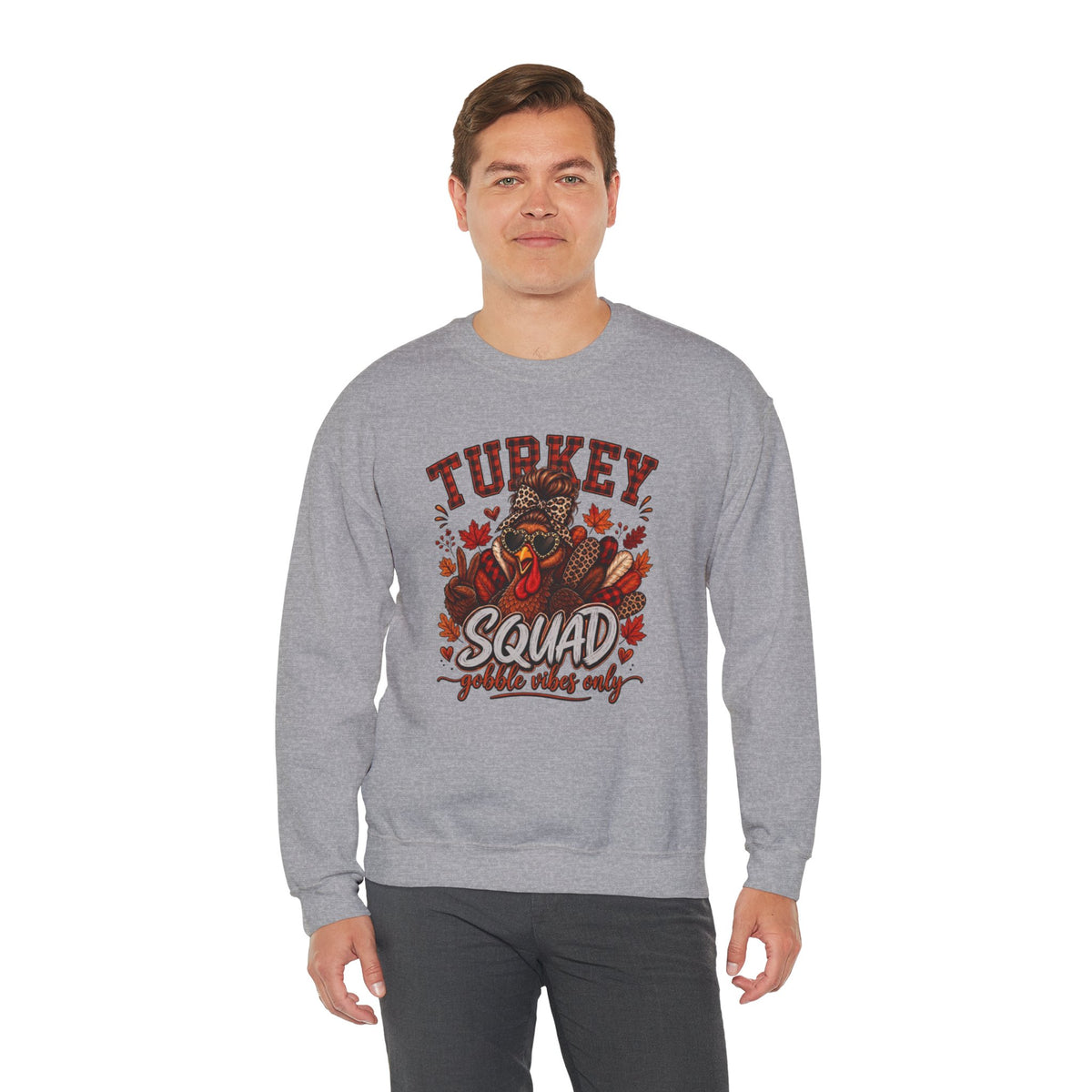 Turkey Squad Sweatshirt, Funny Thanksgiving Shirt, Gobble Squad Only, Turkey  Sunglasses Sweatshirt, Fall Autumn Crewneck, Thanksgiving Gift
