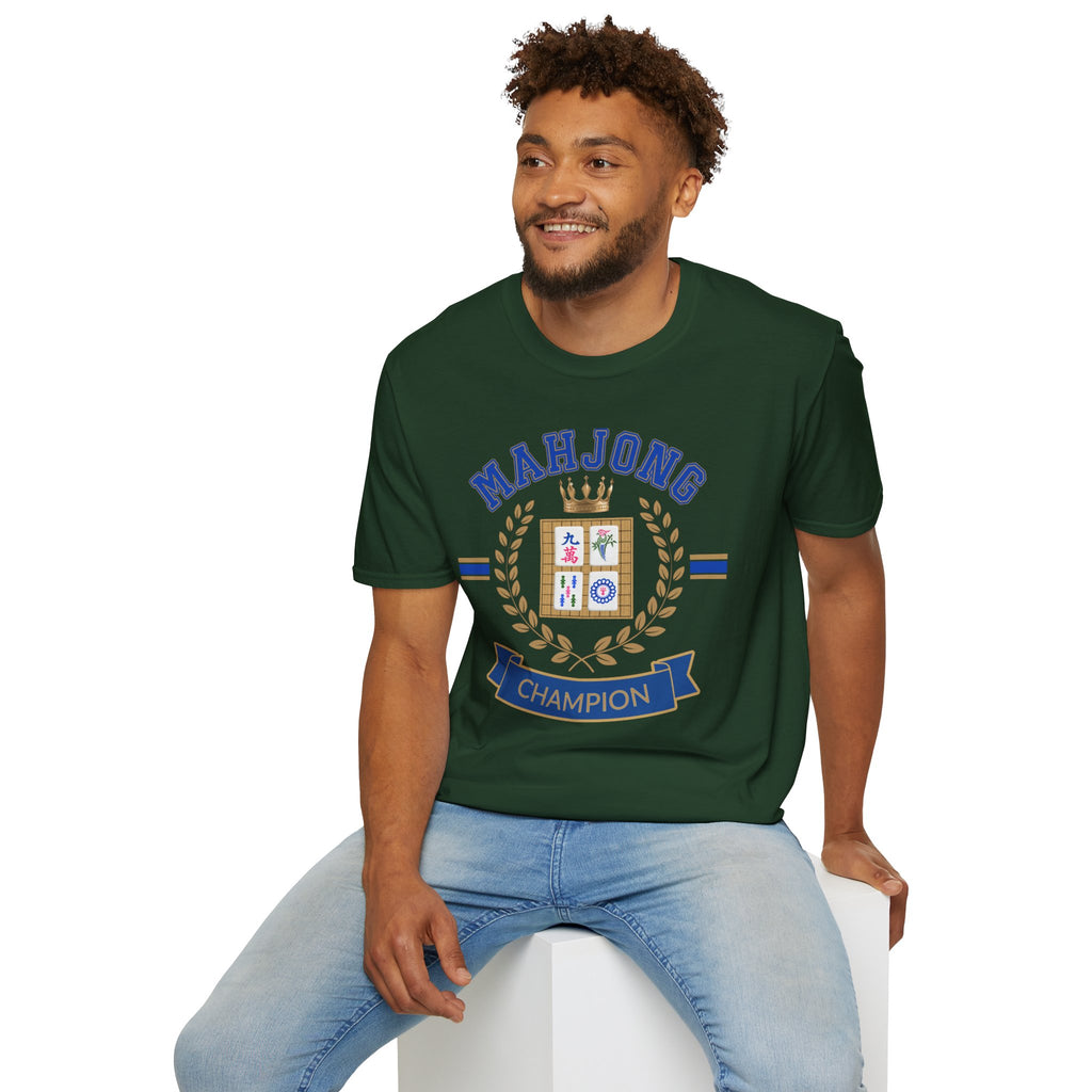 Mahjong Champion TShirt, Funny Mahjong Shirt, Mahjong Gift for Her, Mahjong Club Shirt, Game Night Tee, Mahjong Lover Gift, Mahjong Trend