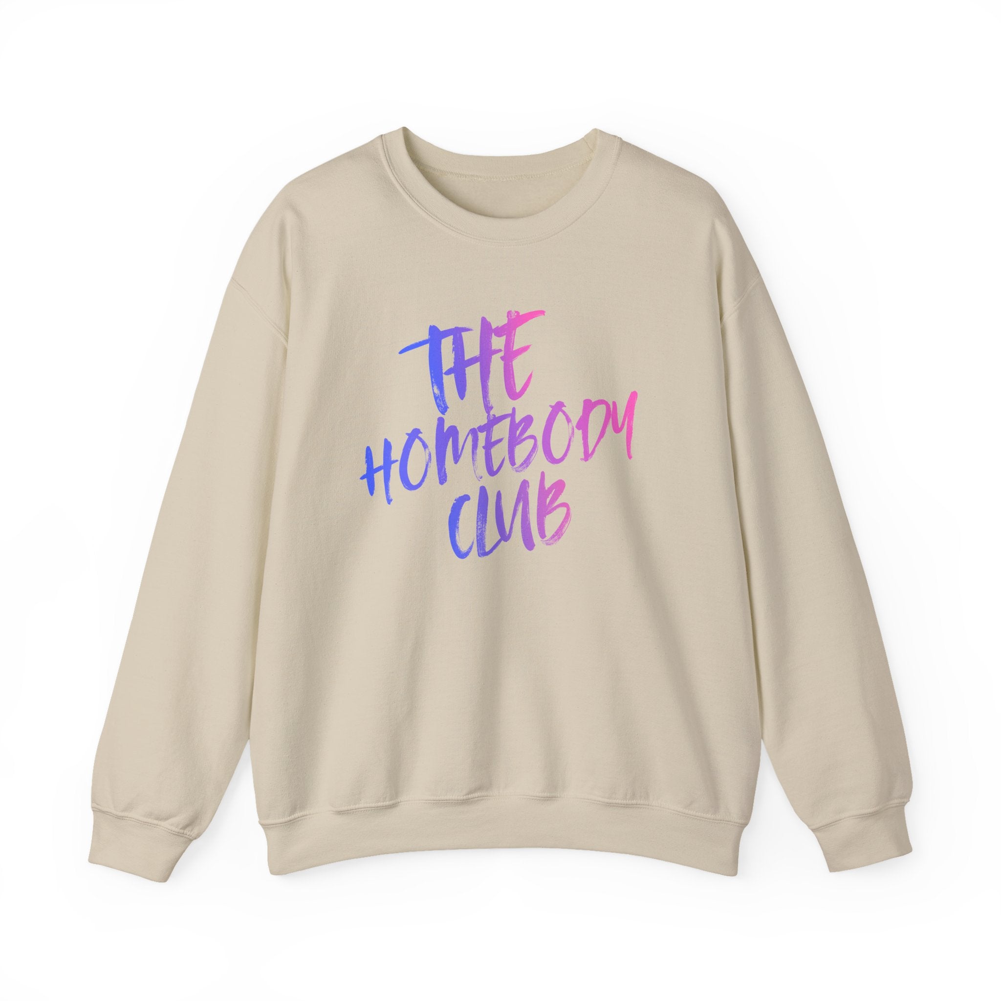 The Homebody Club Crewneck Sweatshirt, Cozy Sweatshirt, Unisex Gift, Lounge Wear, Chill Mode Apparel, Stay Home Vibes