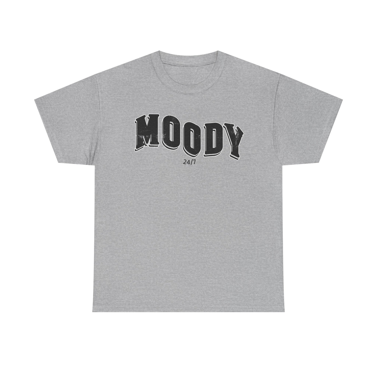 Vintage Moody Statement T-shirt | Retro Typography Tee, Unisex, Basic Casual T-shirt, Grunge Letters, Popular Vintage Style Trend