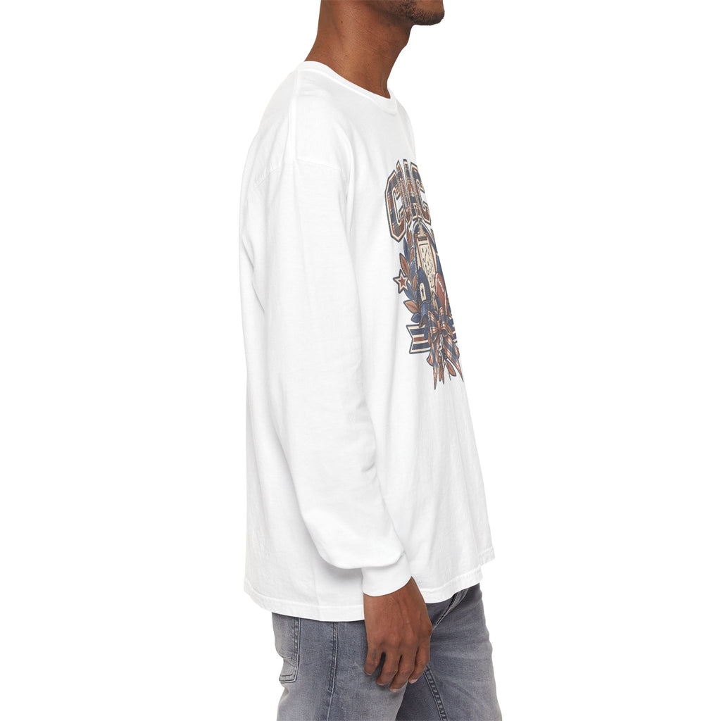Coach Playbook Football Helmet Long Sleeve Shirt | Vintage Sports Graphic