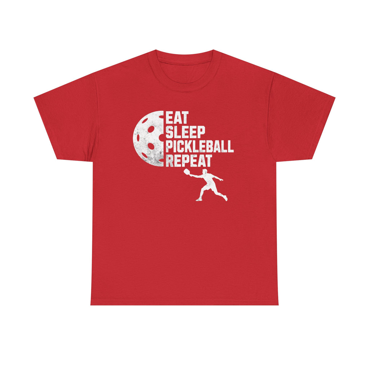 Eat Sleep Pickleball Repeat Tee | Pickleball Player Graphic Shirt, Sports Lover, Trendy Pickleball Tee Unisex, Team T-Shirt, Silhouette Tee