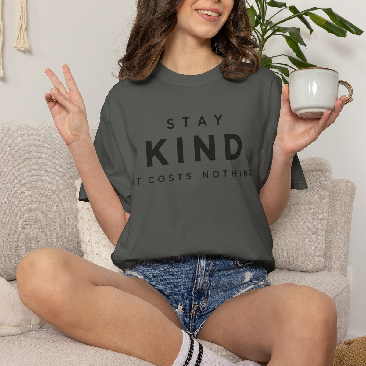Comfort Color Be Kind T-shirt, Stay Kind Crewneck, Kindness Matters, Cozy Positive Vibes Tee, Teacher Gift, Cute Aesthetic T-shirt