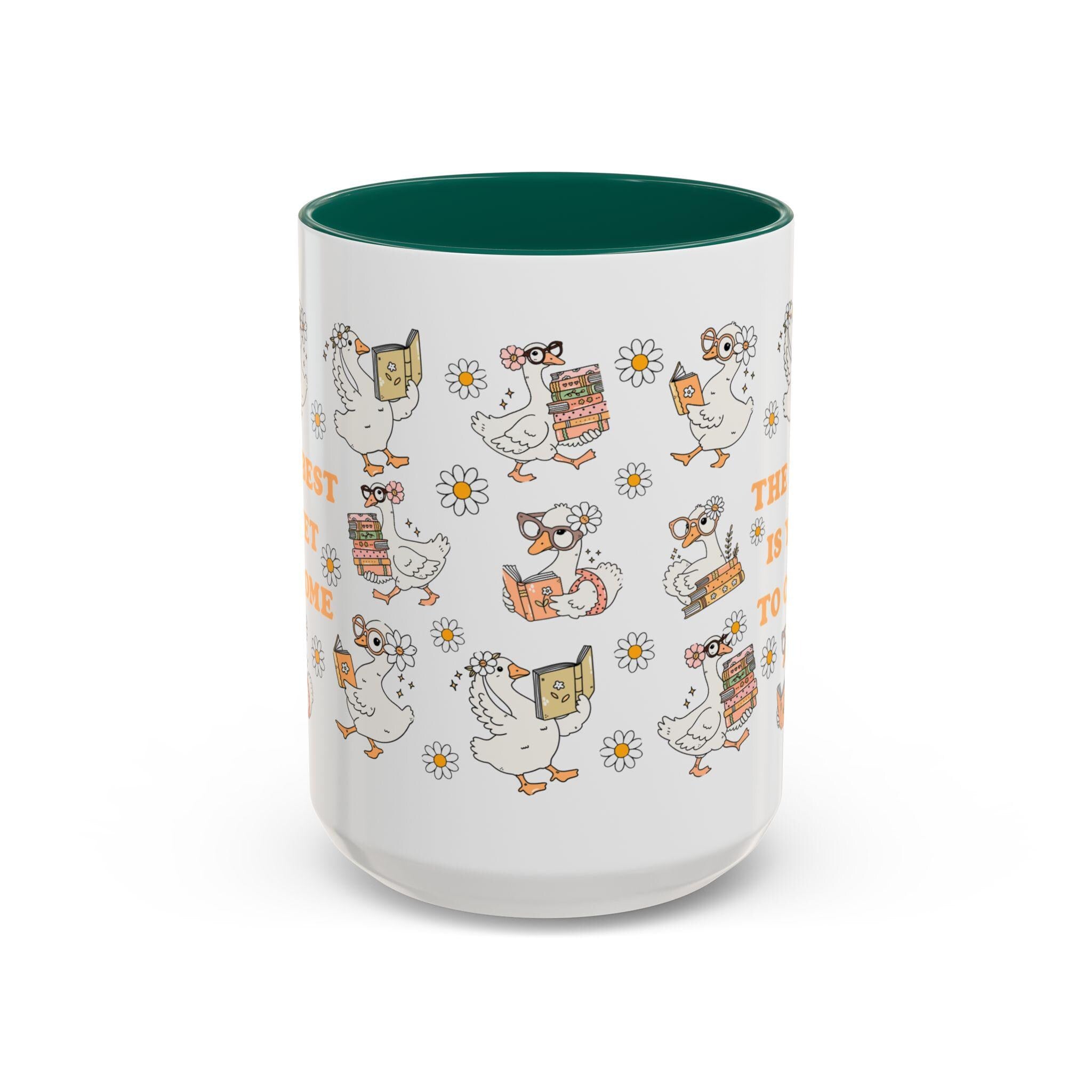 Goose Reading Mug | "The Future is Yet To Come" Book Lover Gift (11oz 15oz)