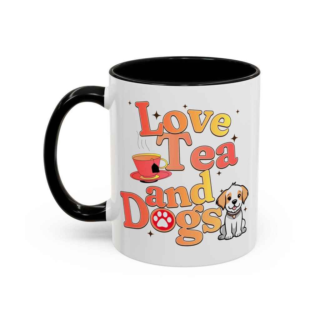 Love Tea and Dogs Mug | Heart Paw Illustration