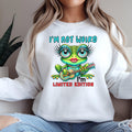 Whimsical Frog Crewneck Sweatshirt: Quirky Nature Lover Gift