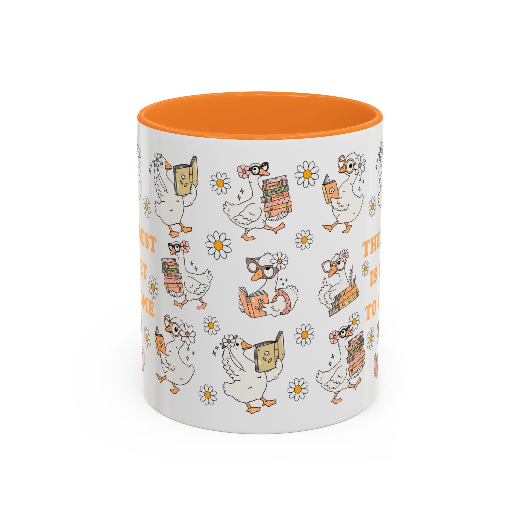 Goose Reading Mug | "The Future is Yet To Come" Book Lover Gift (11oz 15oz)