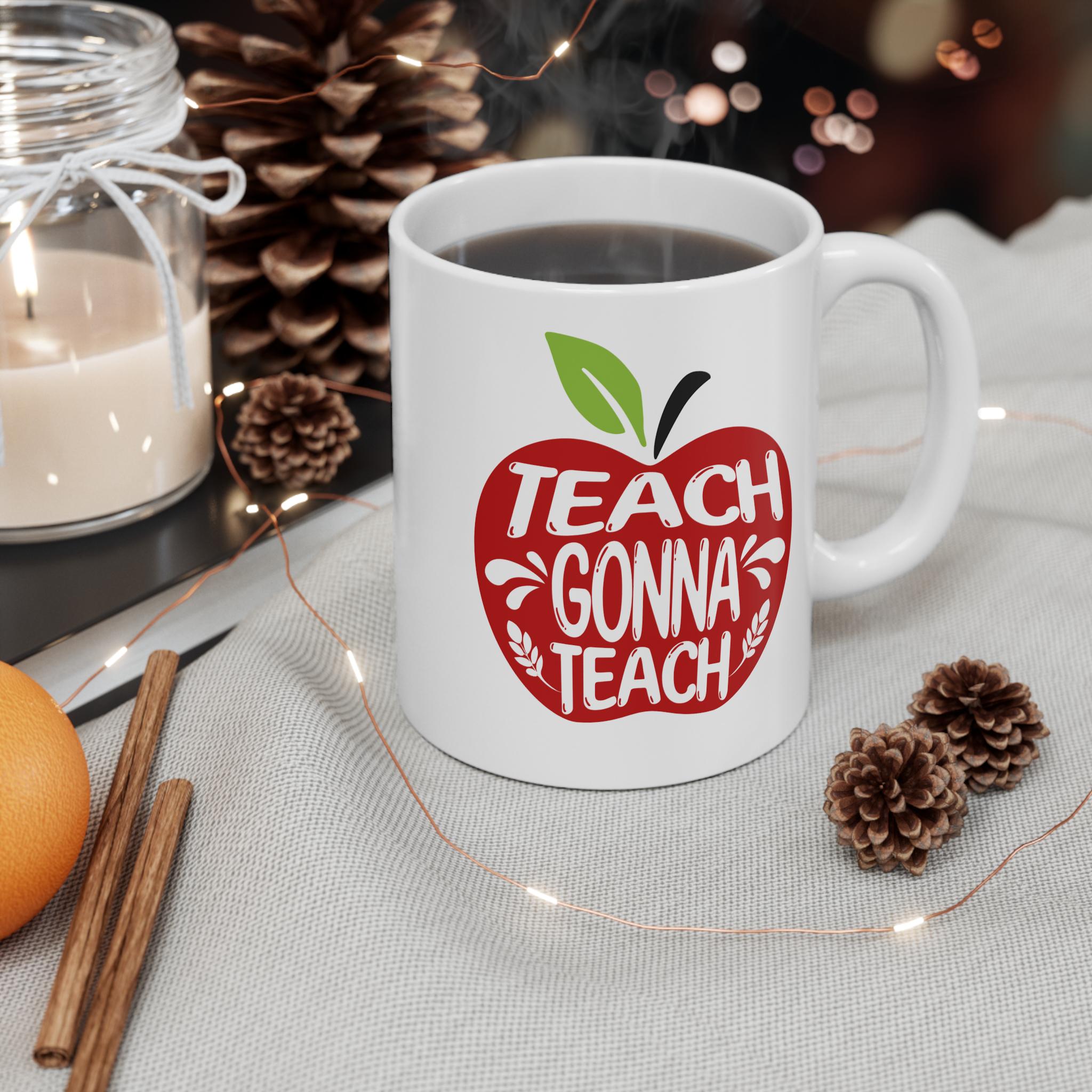 Apple Teacher Mug: Educator Gift, Classroom Decor