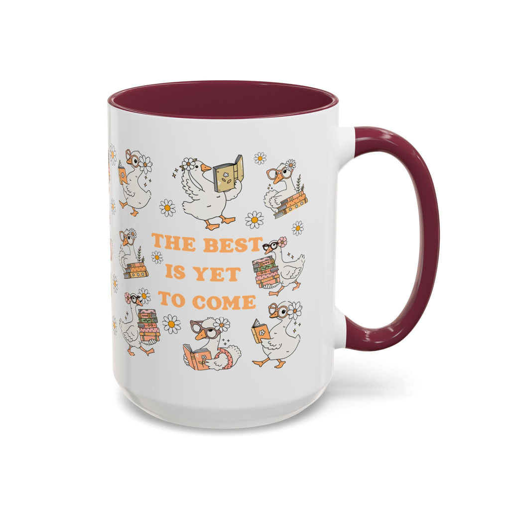 Goose Reading Mug | "The Future is Yet To Come" Book Lover Gift (11oz 15oz)
